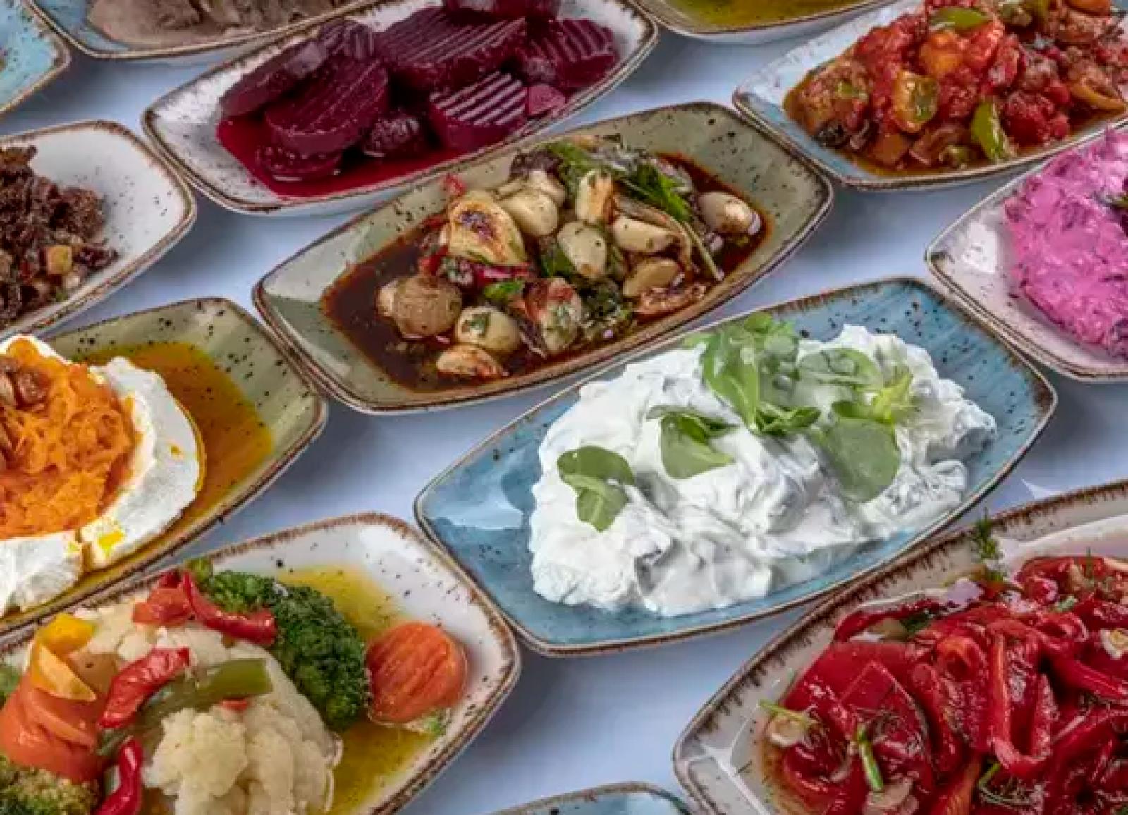 Takım Meze salata dahil
